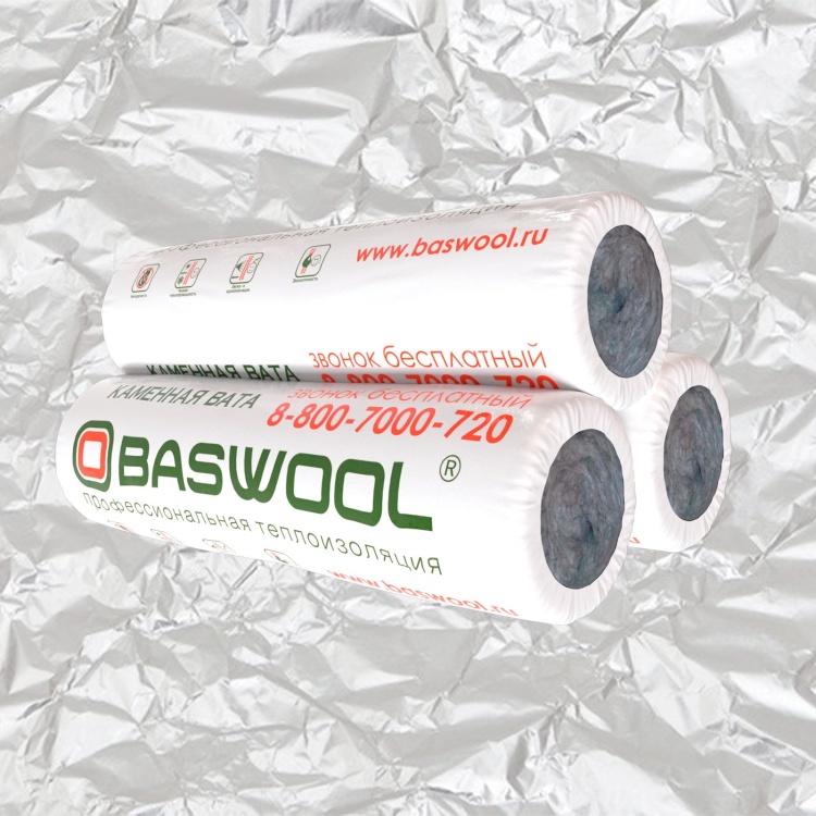 Мат прошивной BASWOOL  МП-100 ГОСТ 21880-2011 2000х1200х80 мм