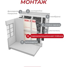 Кнауф Тисма В пароизоляционная пленка 60м2